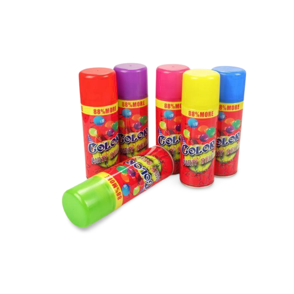 New Arrival 3oz fully Bulk Eco-friendly silly string Ribbon Spray