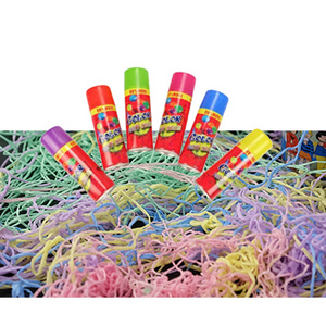 Colorful Non Toxic Birthday Party Crazy Silly String For Stage Special