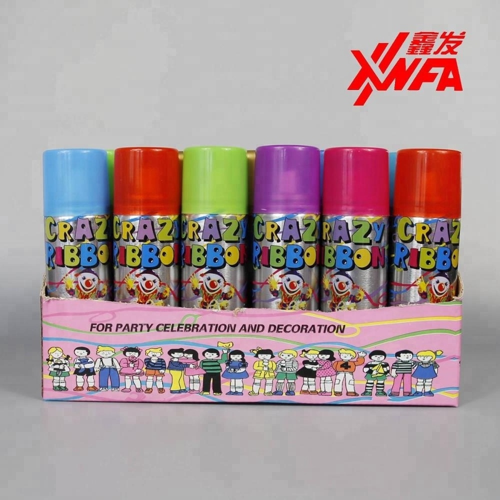 The New Listing Hand Spray Non-flammable Party Supplies Crazy Ribbon Spray