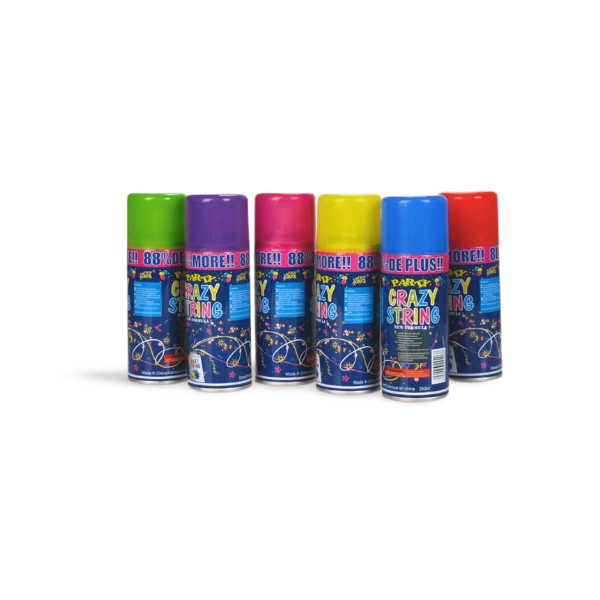 Best Selling Eco-friendly 3oz Non-flammable Color Silly String Spray