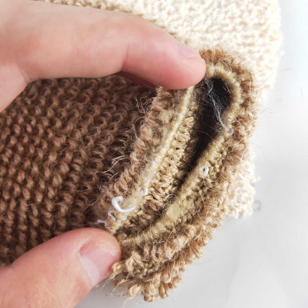 Eco-friendly Jute Dead Skin Rubbing Soap Scrubber Natural Body Comfortable Exfoliating gloves products Bath Mitts