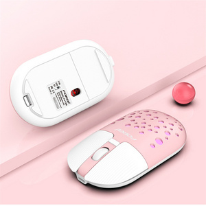 LVKI-T398 Wireless Mouse and 5.1 Transmission Multi and Band 2.4G Use Mouse 2 Connection Modes Gifts for Gaming Gaming Mouse