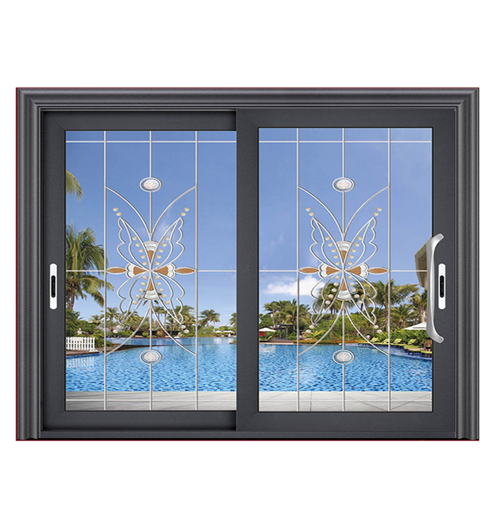 China Manufacturer Hurricane Approved Windows Black Aluminum Sliding Window