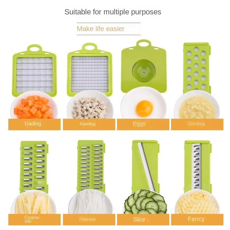 Machine Slicer Kitchen Commercial Cabbage Cutting Mandoline Manual Multifunctional Vegetable Cutter