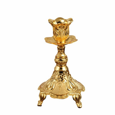 Mascot Vintage wedding iron candelabra table centerpieces candle holder gold centerpiece