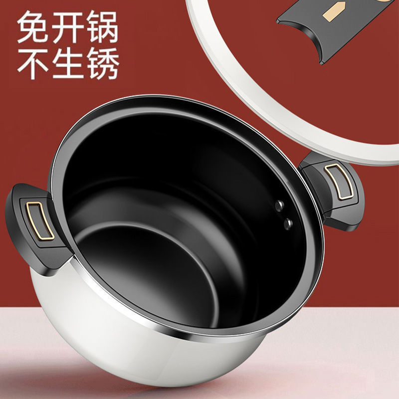 Mascot New Style Large Capacity Soup Pot Medical Stone Coating Cast Iron Non Stick Pressure Cooker