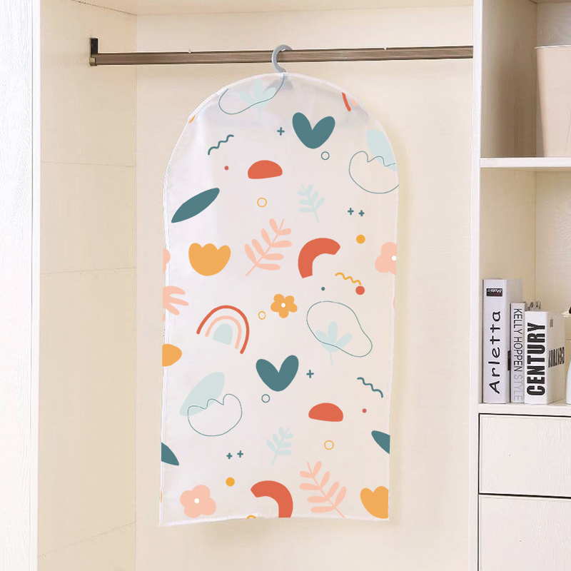 Mascot Andeya Stock Printing Eva Hanging Closet Storage Bag Garment Suit Cover