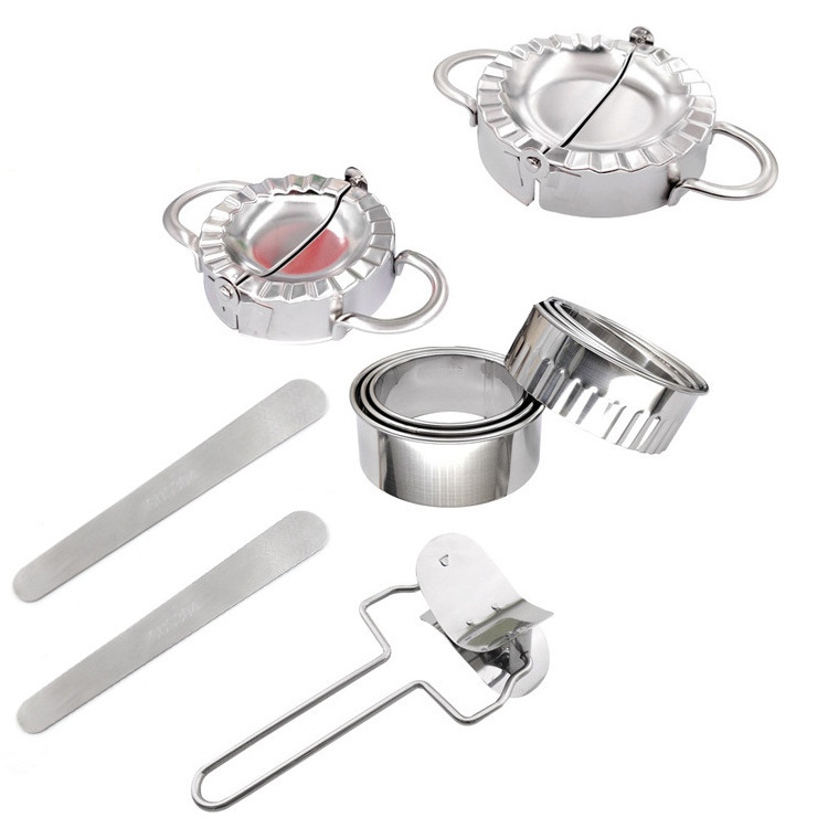 Mascot 11Pcs/Set Stainless Steel Dumpling Maker Dough Cutter Pie Ravioli Mould Kitchen Pastry Tools Accessories Cutting Tool