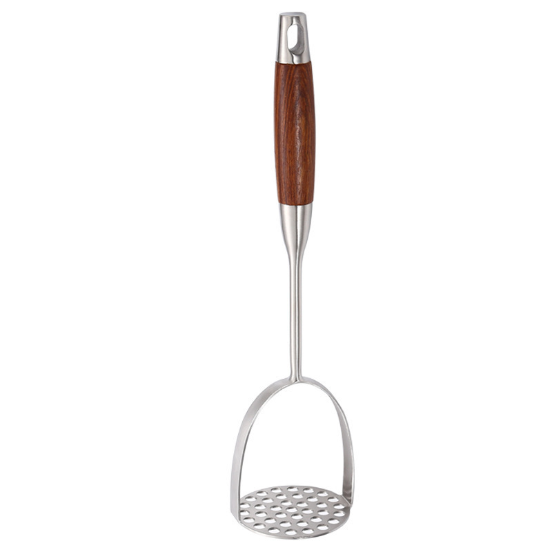 Mascot Heavy Duty stainless steel hand held manual Potato Masher vegetable fruit baby food rice garlic Mashing Utensil