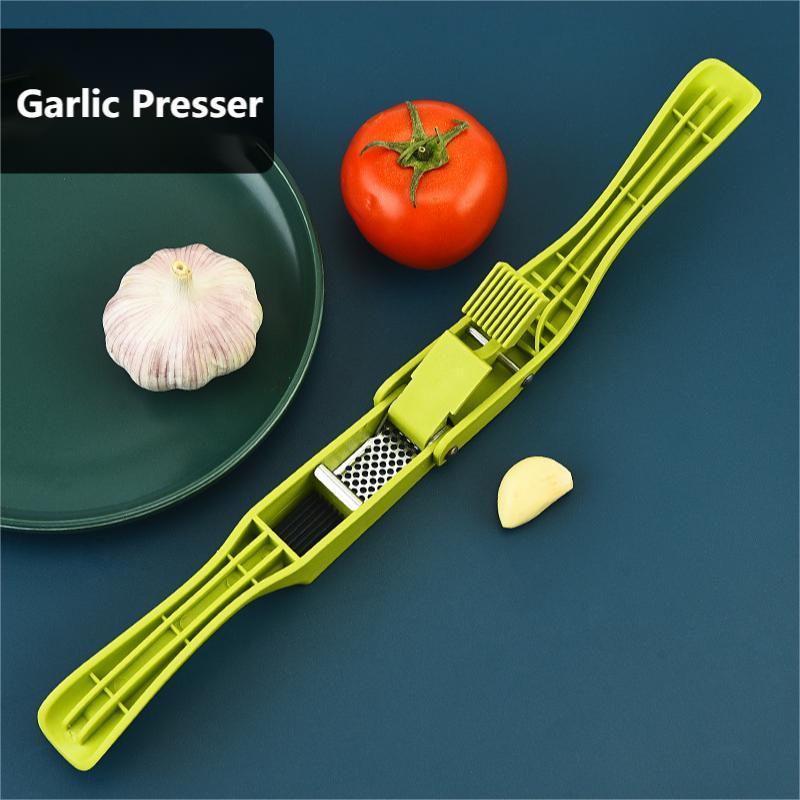 Mascot Stainless Steel Manual Garlic Presser Crusher With Pp Handle Kitchen Gadgets For Home Accessories