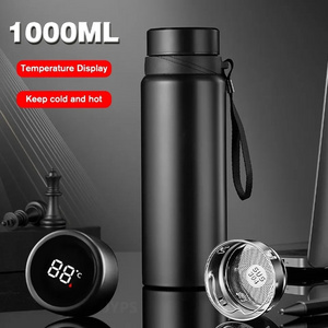 Mascot 1000ML Smart Bottle Keep Cold and Hot Temperature Display Intelligent for Water Tea Coffee Vacuum Flasks