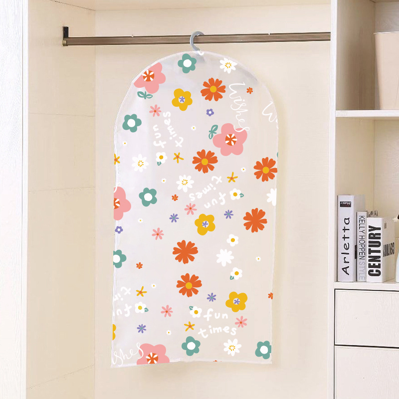 Mascot Andeya Stock Printing Eva Hanging Closet Storage Bag Garment Suit Cover