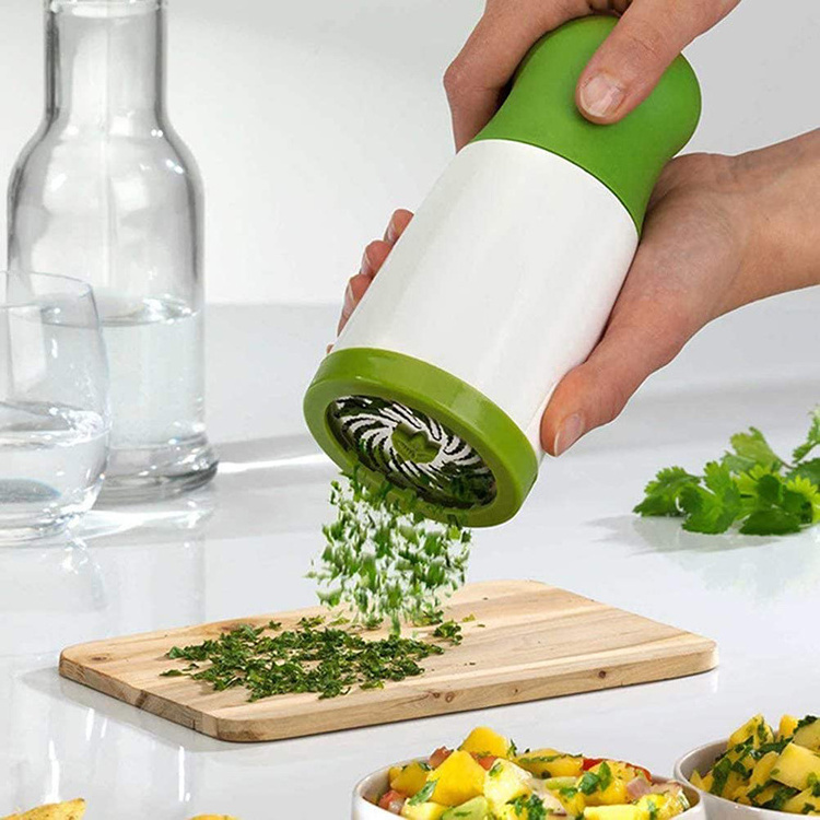 Mascot Herb Mill Chopper Cutter Mince Stainless Steel Blades Spice Parsley Shredder Kitchen Accessories