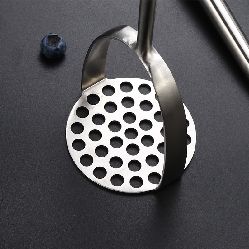 Mascot Heavy Duty stainless steel hand held manual Potato Masher vegetable fruit baby food rice garlic Mashing Utensil