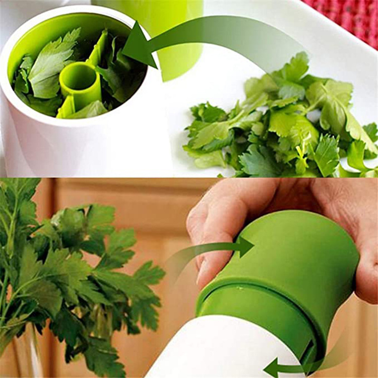 Mascot Herb Mill Chopper Cutter Mince Stainless Steel Blades Spice Parsley Shredder Kitchen Accessories