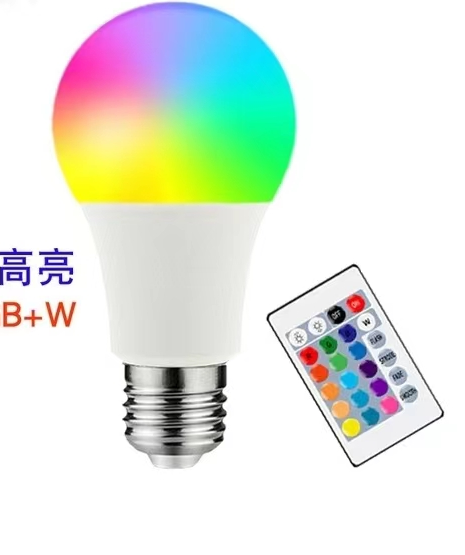 LED dimming color change Tiktok selfie bedroom room romantic atmosphere light RGB color remote control bulb