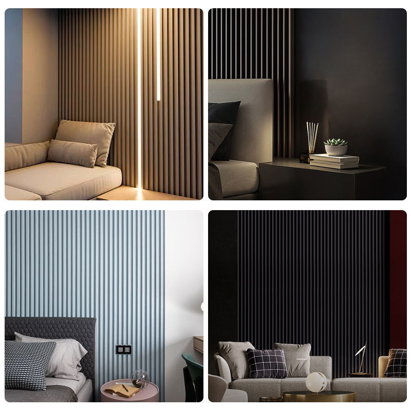 Ecological wood grille 160 high Great Wall grille TV background wpc wall panels for bedroom