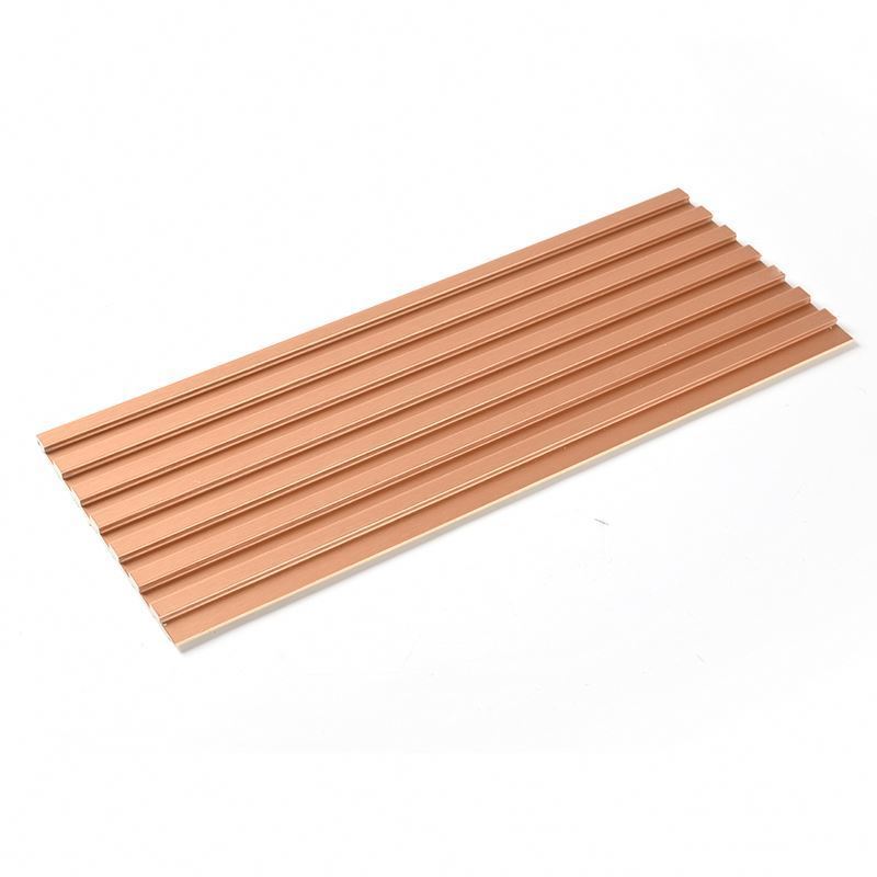 Building Board Paneling Solid Wood WPC Wall Panels Accent Wooden Grating 150*8 Solid WPC Wall Panel