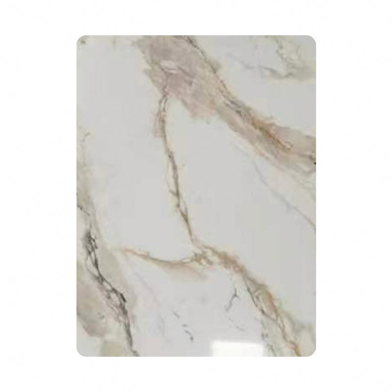 Manufacturer 4x8 Pvc Marble Sheet UV coating PVC wall panel PVC marble sheet new color low price