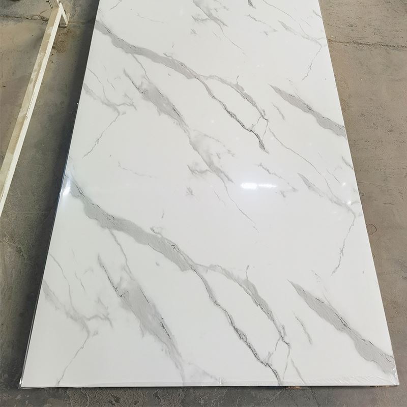 Factory wholesale pvc uv marble sheet wall panel/uv coating pvc marble sheet for home decoration