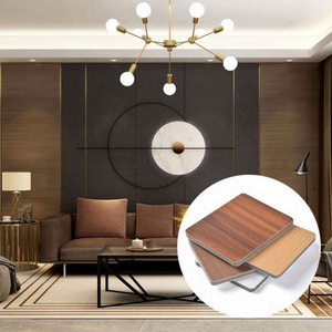 bamboo charcoal fiberboard, marble polyester film laminated moisture-proof wall panel, composite sandwich wall panel