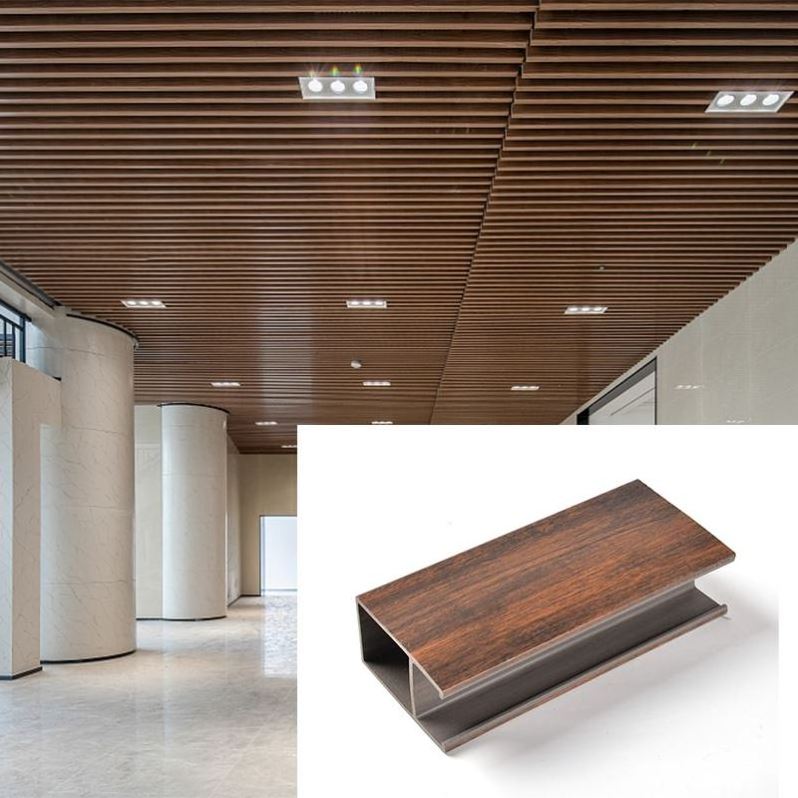 Pvc Panel Foshan Wood Plastic PVC Composite Wall Panel WPC Ceiling Tile For Interior/Exterior Decoration Building Materials