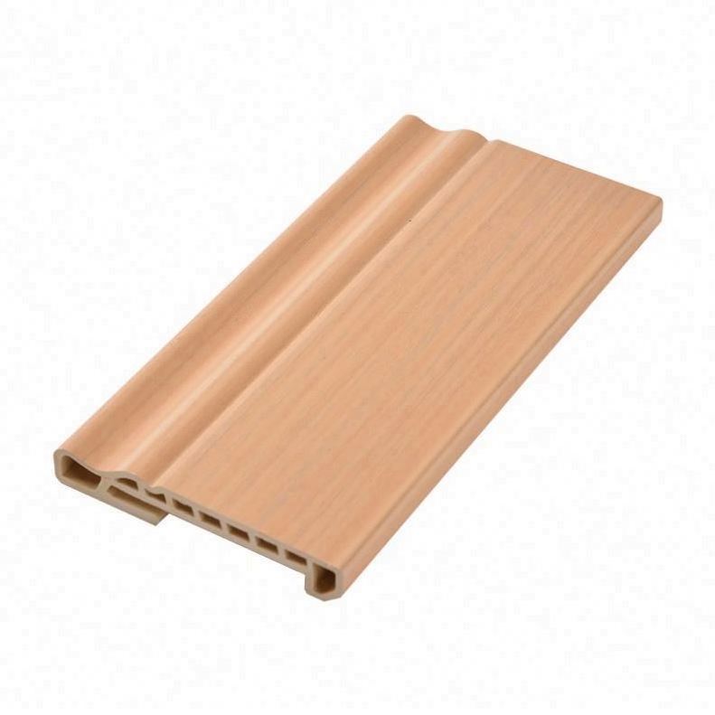 OEM factory outdoor PVC WPC floor ps foam skirting board baseboard moulding