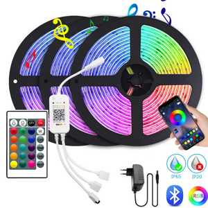 Remote Control for Home Kitchen Bedroom Decoration Party RGB Strip Lights with Color Changing LED Strip Lights