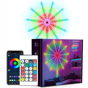 Firework LED Strip Lights Bedroom Music Sync Phone APP Remote Control Firework LED Light for Christmas Party Bar KTV