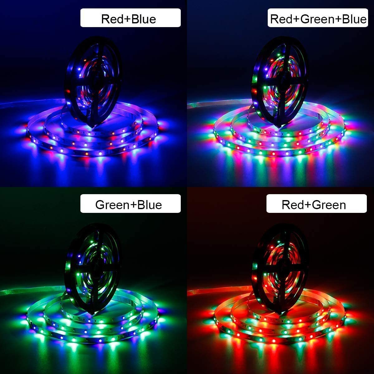 Remote Control Smd2835 Rgb 12V led strip smart Full Kit 5m 10m Flexible led tape bed room party TV Tira De Led Strip Lights