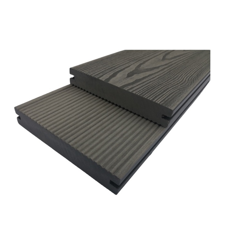 3D Wood Grain Texture Wpc Composite Decking Boards