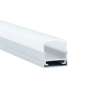 LS-064 Aluminum 6063 Industrial T-Slot Recessed Aluminum Extrusion Profile For LED Strips Lights