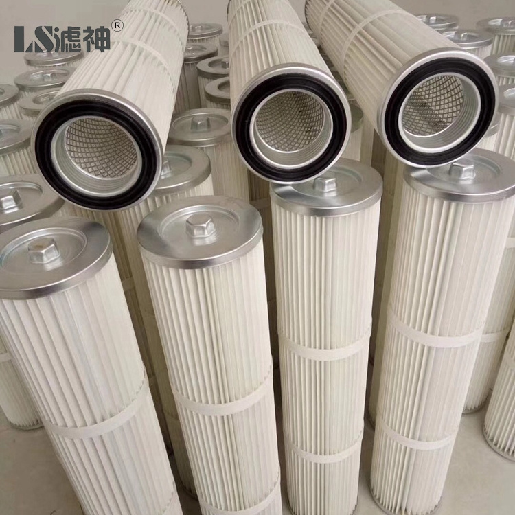 High quality 99.99% Gas air dust collector air filter cartridge with high dust holding capacity