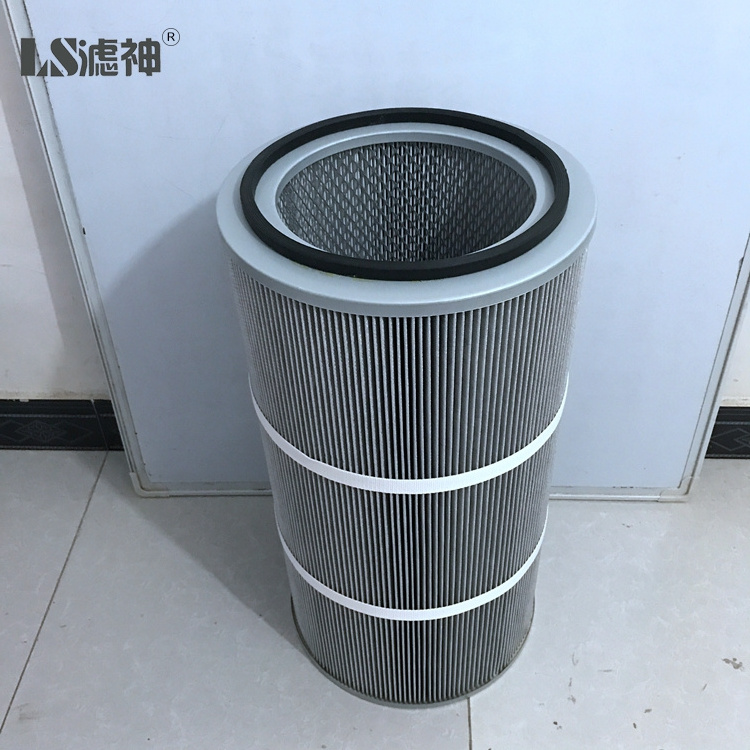 High quality 99.99% Gas air dust collector air filter cartridge with high dust holding capacity