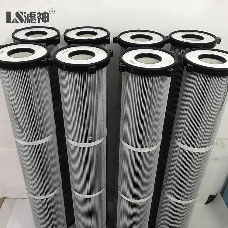 High quality 99.99% Gas air dust collector air filter cartridge with high dust holding capacity