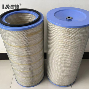 Wholesale pulse jet polyester dust collector cartridge filter replace type pleat air filter cartridge