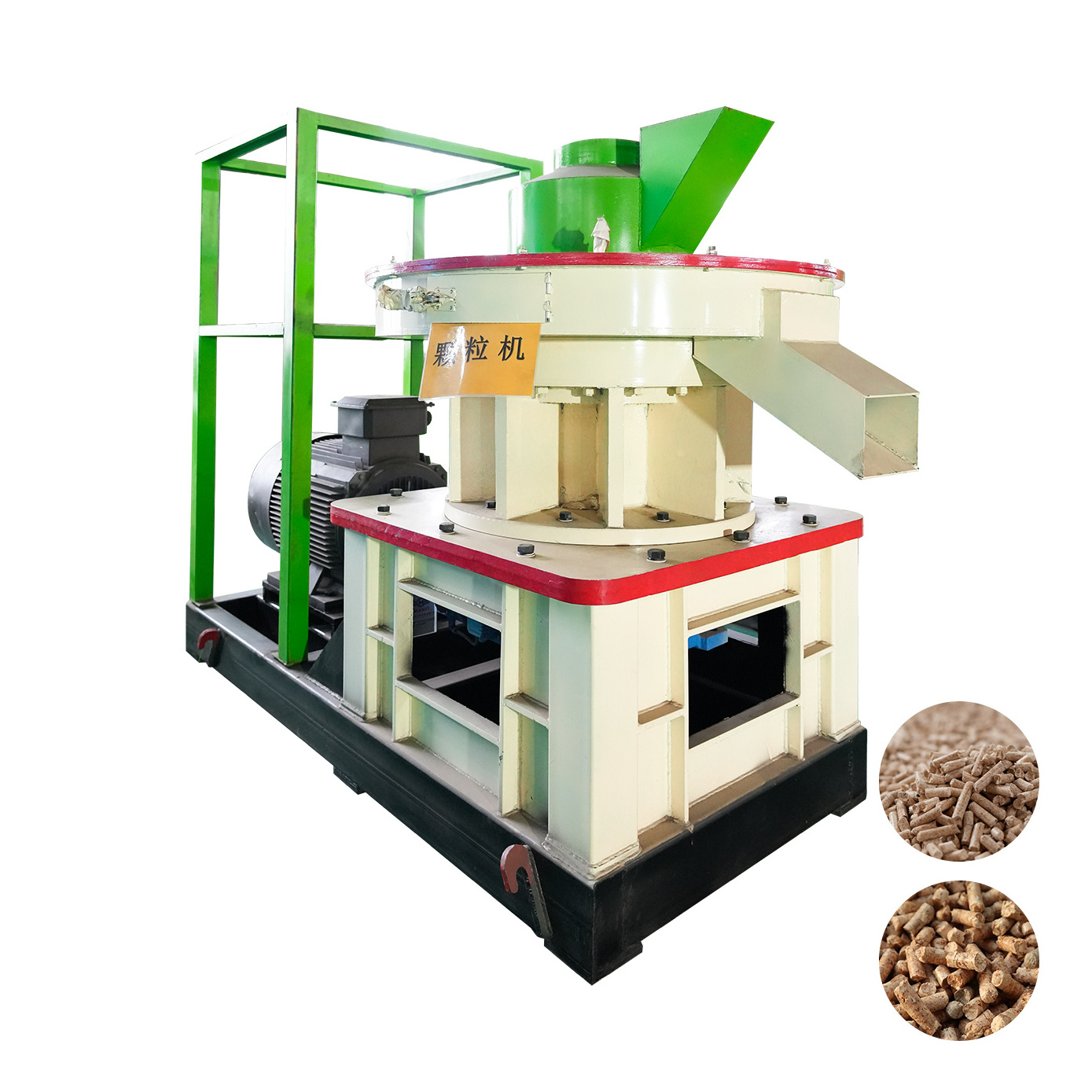 Cheap Wood Pellet Making Machine Hay Straw Sawdust Burning Pellet Equipment Fuel Biomass Pellets Processing Machinery