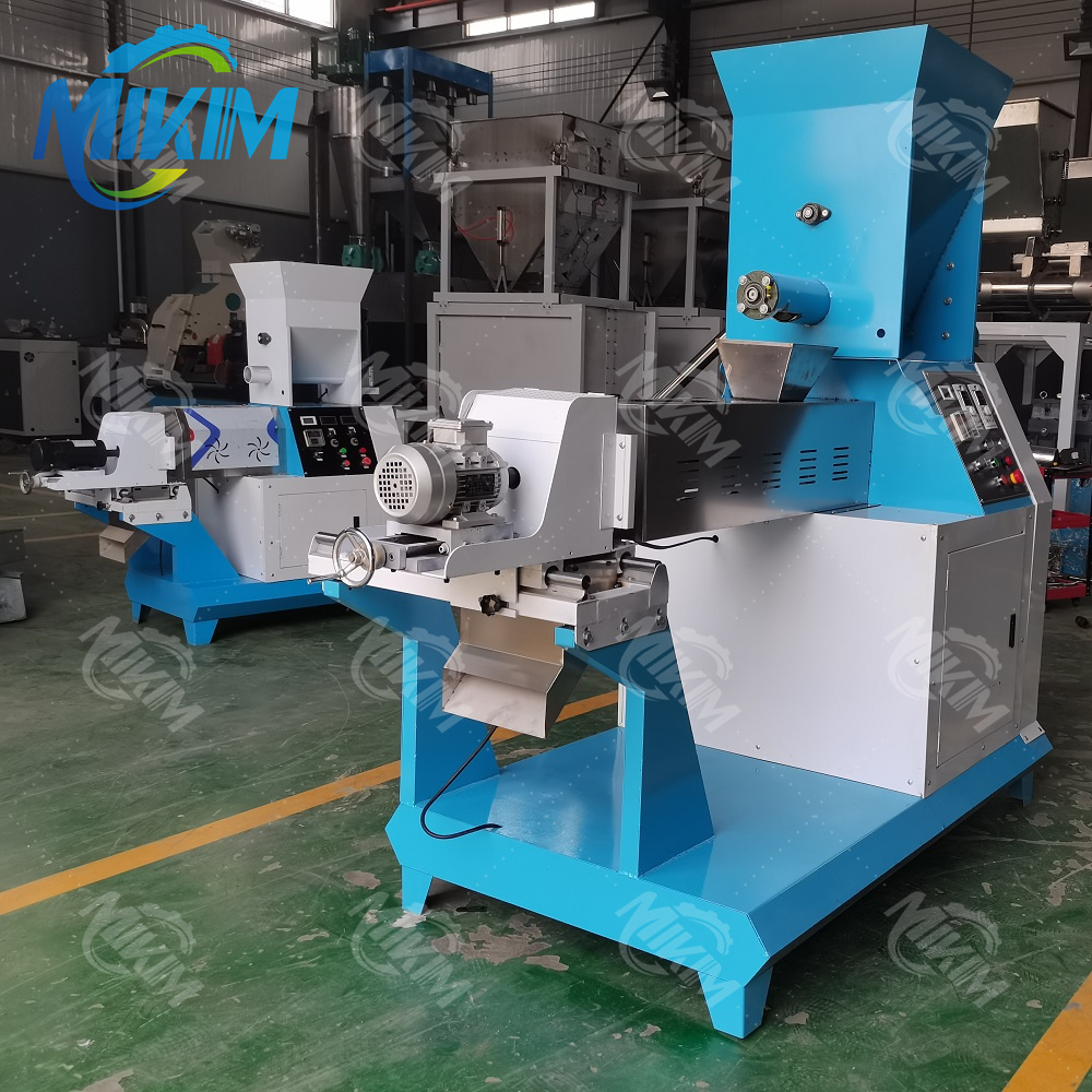 Dryer Type Soy-meal/wheat Bran Animal Feed Extruder Puffed Food Without Steam Conditioner