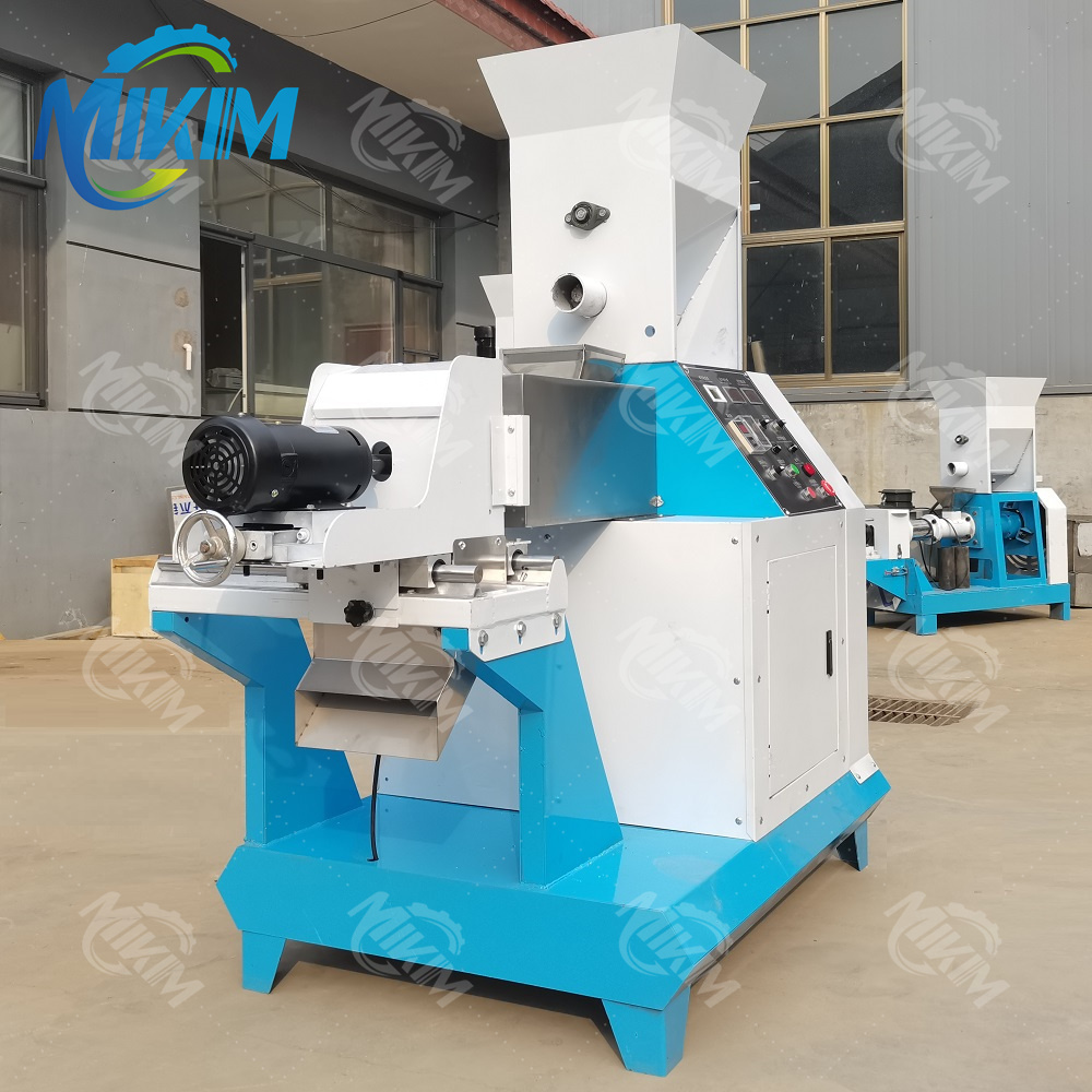 180~200kg/H Feed Making Machine Attached Free Parts Floating Fish Feed Mill Pellet Extruder Machine