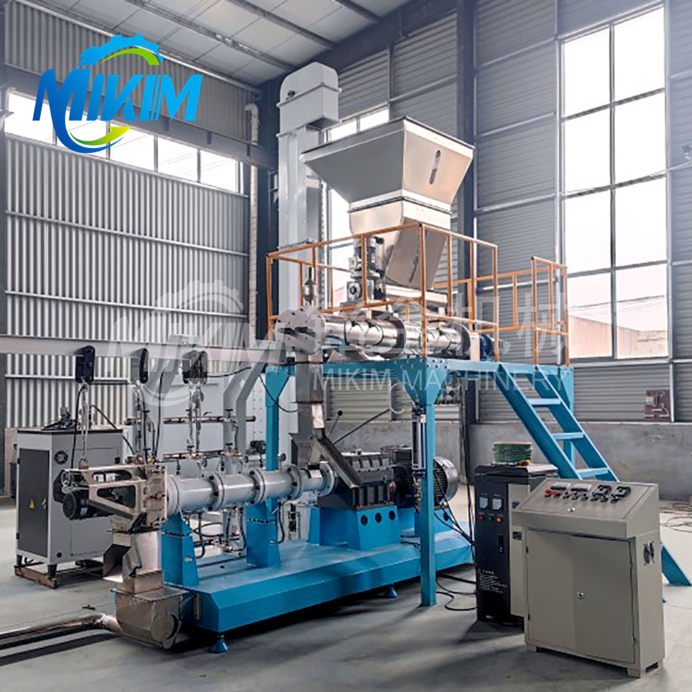 Updated Extruder Stainless Steel Food Grade Floating Fish Feed Plant Steam Dryer Oven Packing Machine Grinder Cost