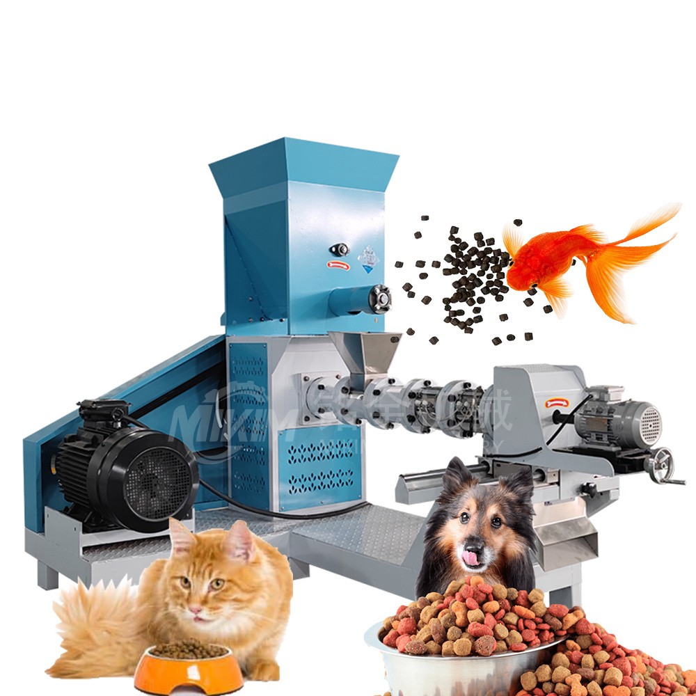 Shrimp pet food dog Fish Feed making granulator Floating Small Floating Feed extruder Machine For Fish