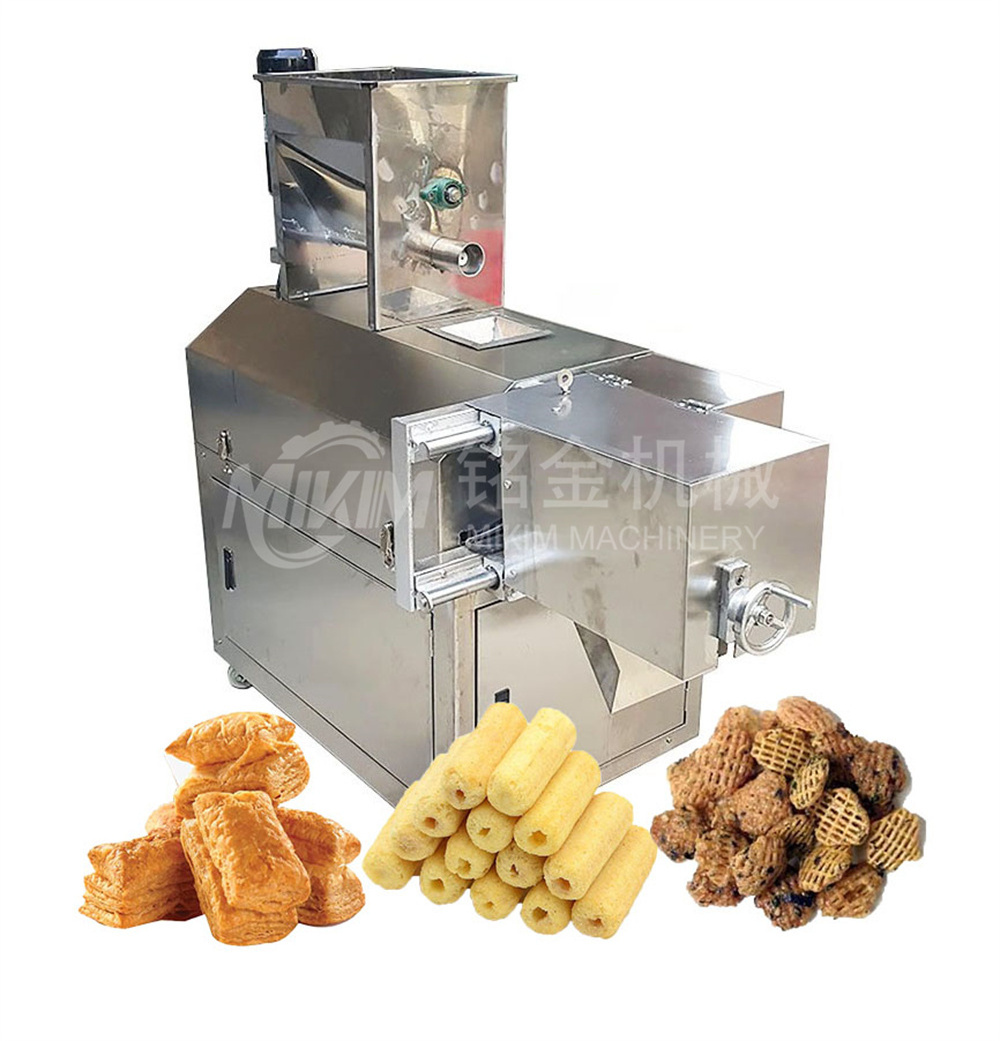 Grain Corn Puff Snack Extruder Making Puffed Wheat Making Puffed Cereal Corn Snacks Rice Snack Puffing Machine