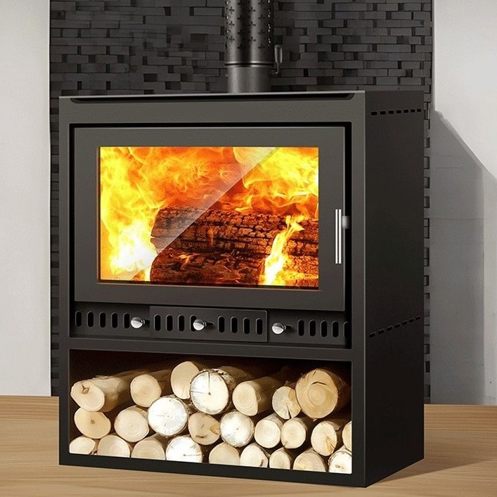 Indoor heating Cast Iron Freestanding Wood Burning Fireplaces Home Heater True Fire Fireplace Wood-burning Stoves