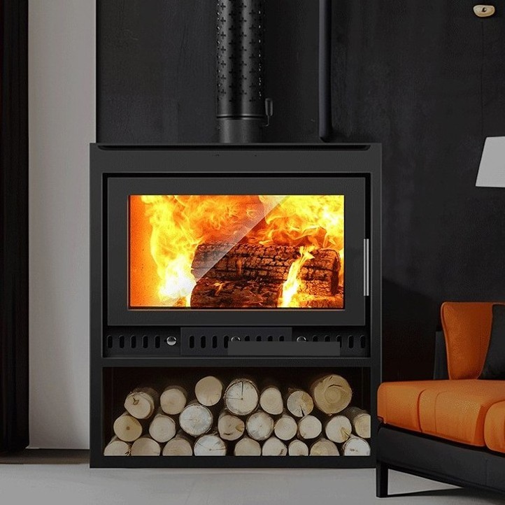 Indoor heating Cast Iron Freestanding Wood Burning Fireplaces Home Heater True Fire Fireplace Wood-burning Stoves