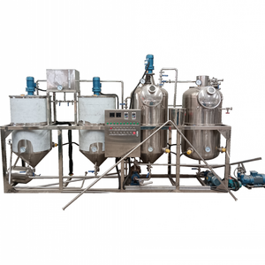 Oil Plant refinery edible peanut soybean cooking oil refining machine palm coconut refined sunflower oil press machine