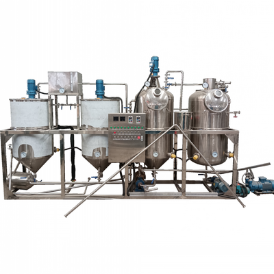 Oil Plant refinery edible peanut soybean cooking oil refining machine palm coconut refined sunflower oil press machine