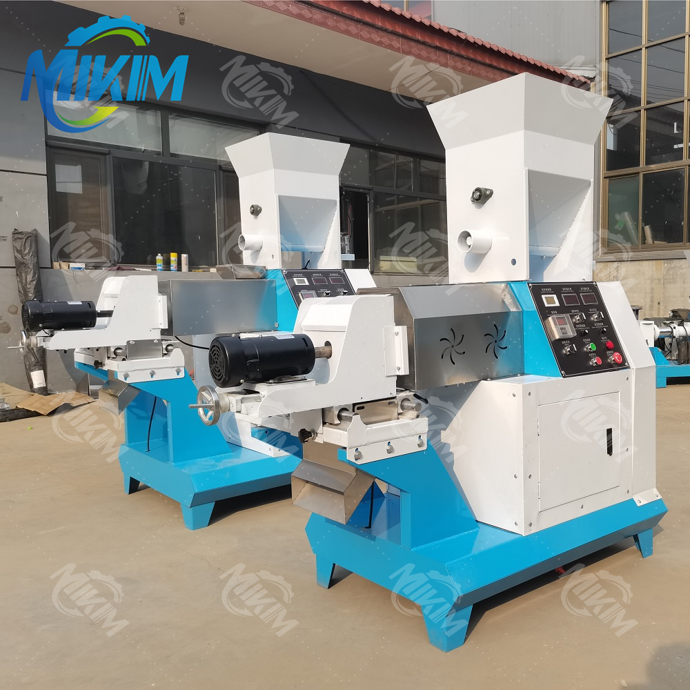 Dryer Type Soy-meal/wheat Bran Animal Feed Extruder Puffed Food Without Steam Conditioner