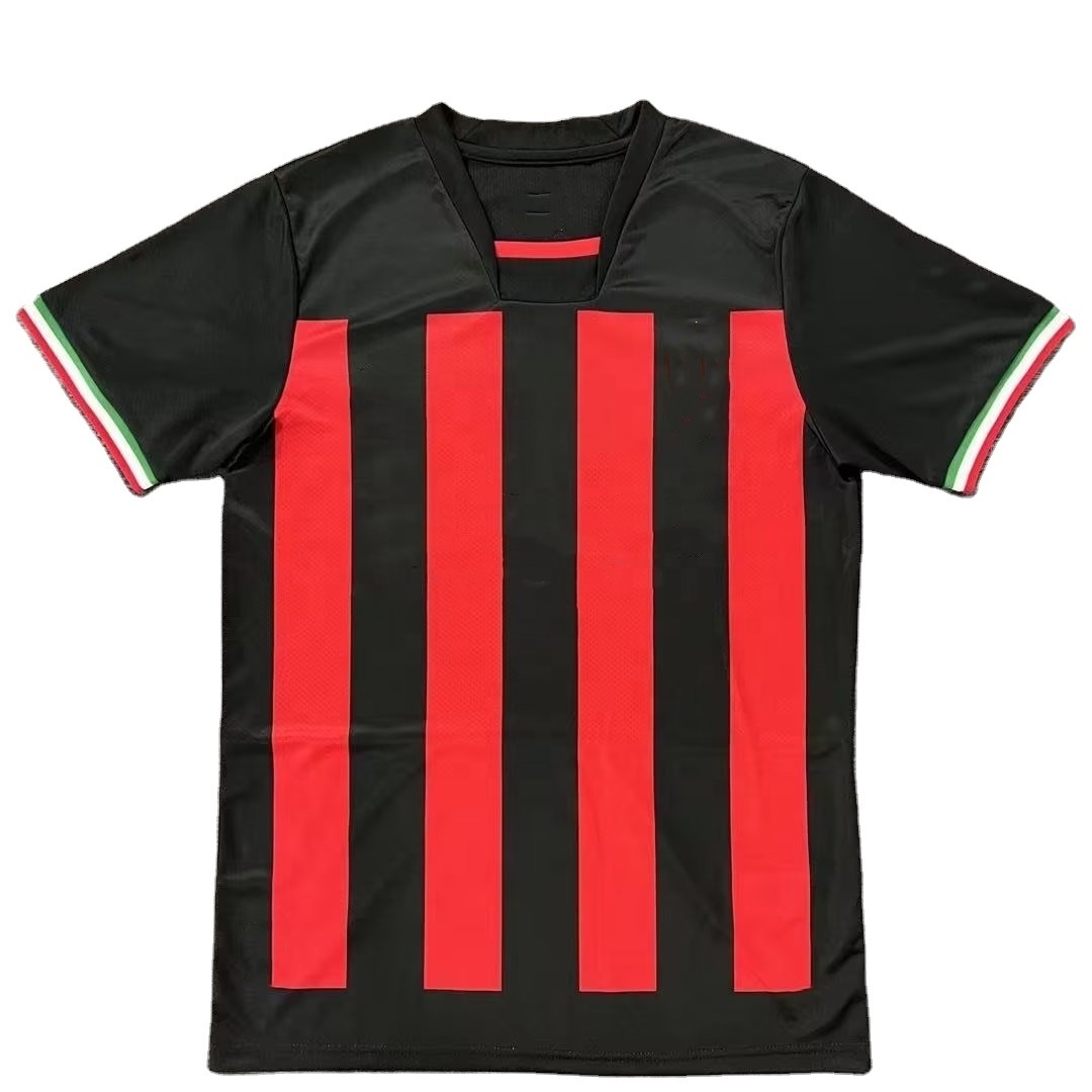 22-23 new home red thailand quality fans milan soccer jersey football club  t shirt