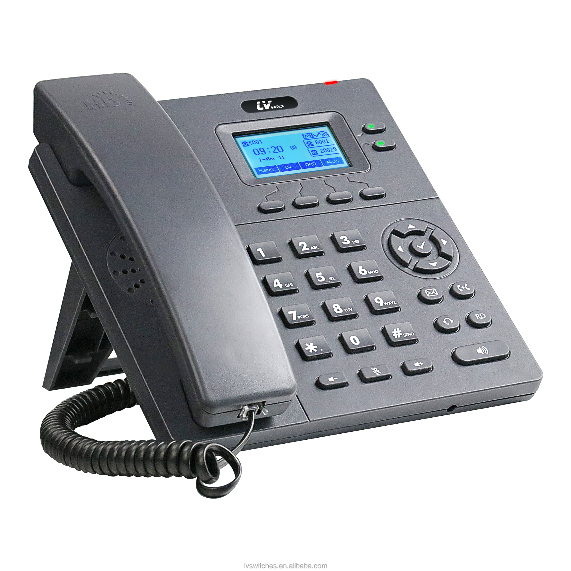 hot sales good quality Basic voip office PoE ip phone with wifi 2.4G