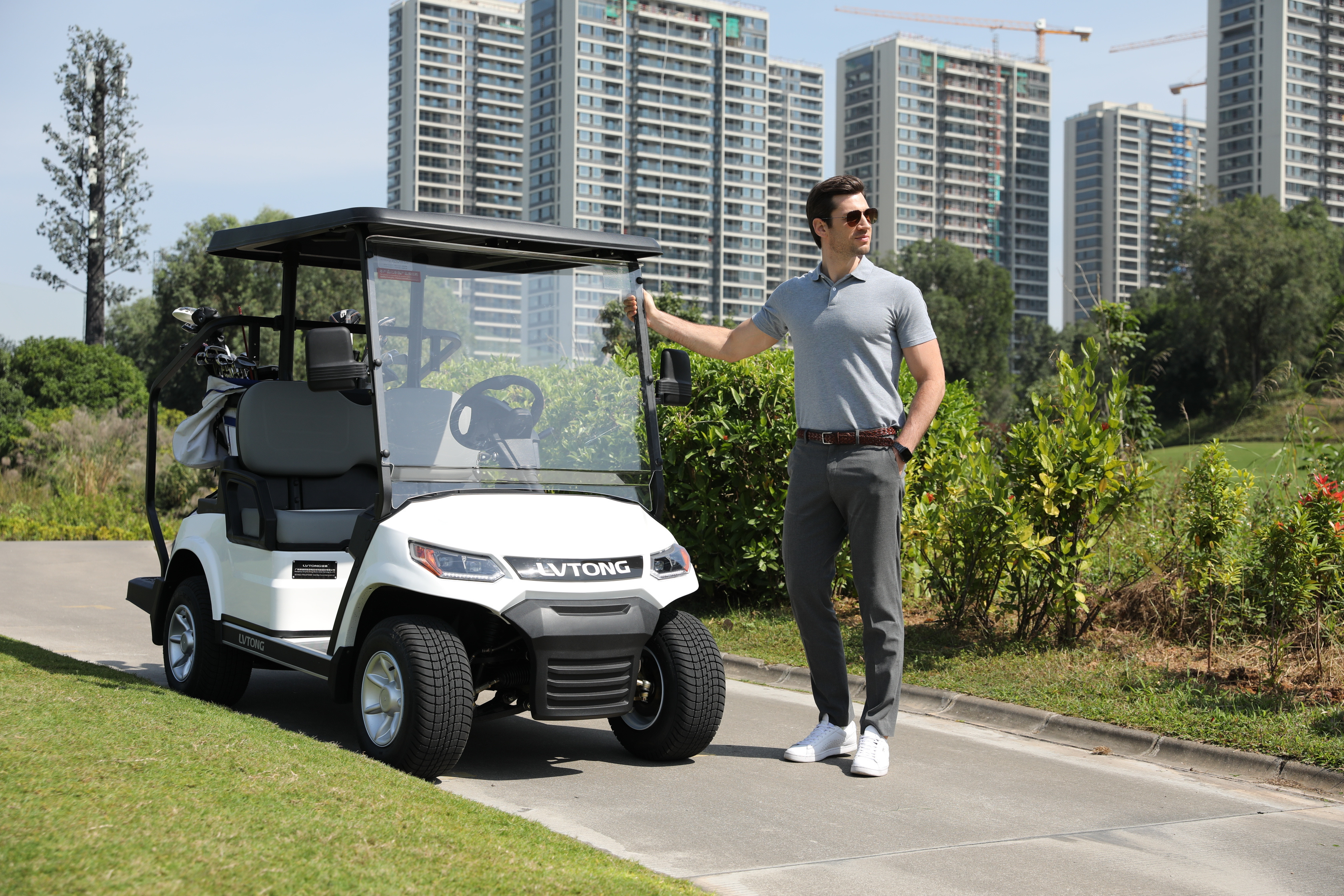 Wholesale 48V Electric Mini Clubcar 4X4 Icon 4 Seat 2023 Golf Carts 72V Luxury 2023 For Sale